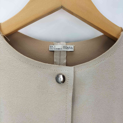 ザラ ZARA フェイク スエード コート レディース import:M
