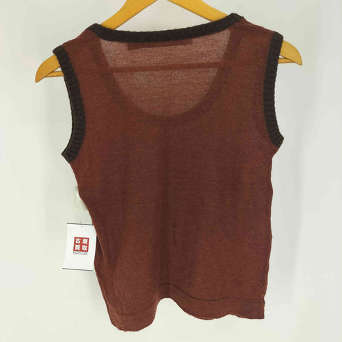 マックスマーラ MAX MARA SPORT MAX イタリア製 Gilet アルパカ混 ニット ベスト レディース import:S