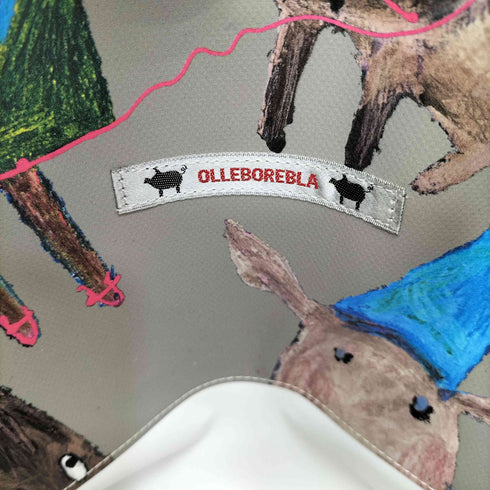 アルベロベロ OLLEBOREBLA フルプリント ラバートートバッグ レディース