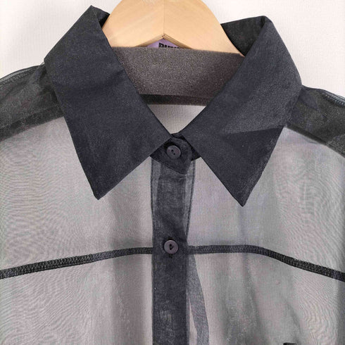 プニュズ PUNYUS 24ss オーガンジーシャツ レディース 4