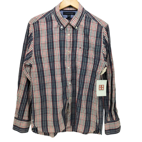 トミーヒルフィガー TOMMY HILFIGER Custom Fit L/S ボタンダウンシャツ メンズ import:M