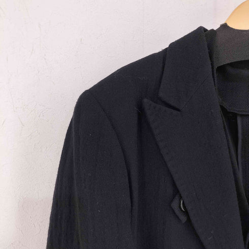 ヨウジヤマモトプールオム Yohji Yamamoto POUR HOMME 09AW 猛獣期 ライナーデザイン ピークドラペル テーラードジャケット メンズ JPN:4