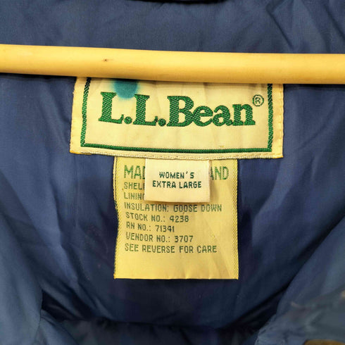 エルエルビーン L.L.Bean タイ製 ポケッタブル ダウンベスト レディース JPN:XL