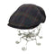 HANNA HATS アイルランド製 チェック柄 ハンチング帽 レディース M