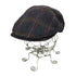 HANNA HATS アイルランド製 チェック柄 ハンチング帽 レディース M