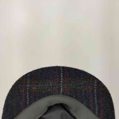 HANNA HATS アイルランド製 チェック柄 ハンチング帽 レディース M