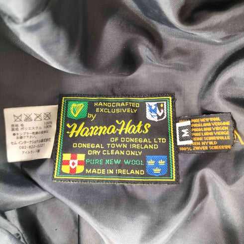 HANNA HATS アイルランド製 チェック柄 ハンチング帽 レディース M