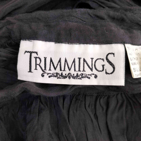 TRIMMINGS インド製 レーヨンスカート レディース