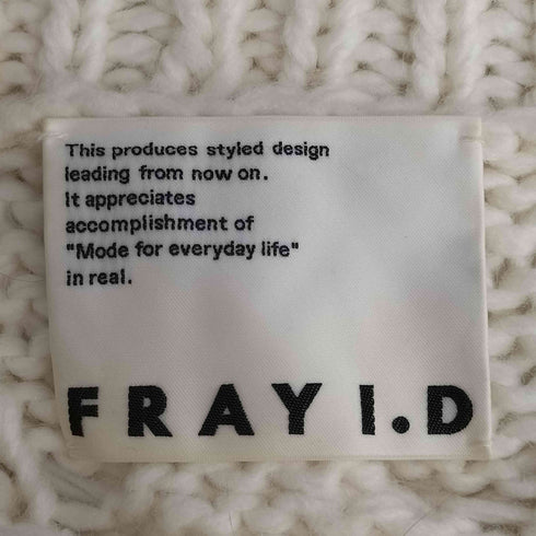 フレイアイディー FRAY I.D ハンドケーブルロングニット レディース ONE SIZE
