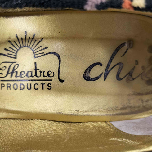 シアタープロダクツ THEATRE PRODUCTS ベロア ゴブラン織りパンプス レディース 25