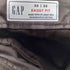 ギャップ Gap 24AW BAGGY FIT KHAKI BROWN NOIR バギー フィット ジップアップ モールスキン パンツ コインポケット メンズ 30/30