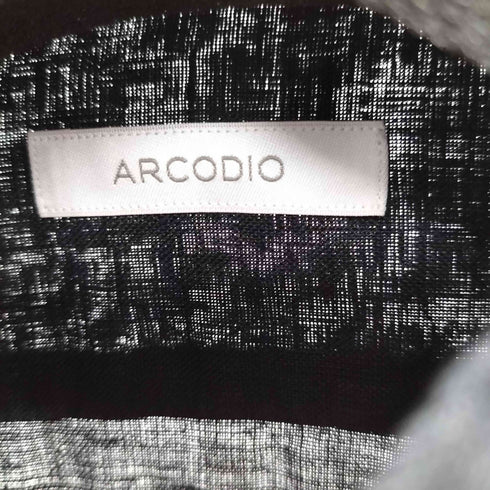 アルコディオ ARCODIO L/S リネンシャツ メンズ US:40