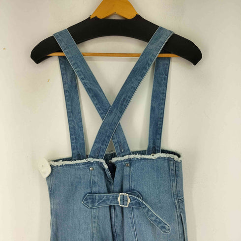 トゥモローランドマカフィー tomorrowland macphee コットンデニム 2-wayハイウエストジャンパースカート レディース 36