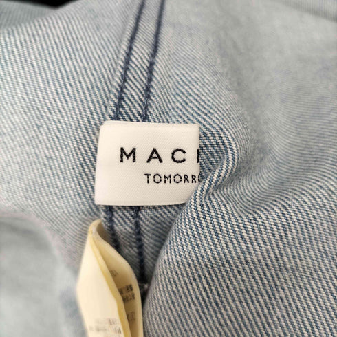 トゥモローランドマカフィー tomorrowland macphee コットンデニム 2-wayハイウエストジャンパースカート レディース 36