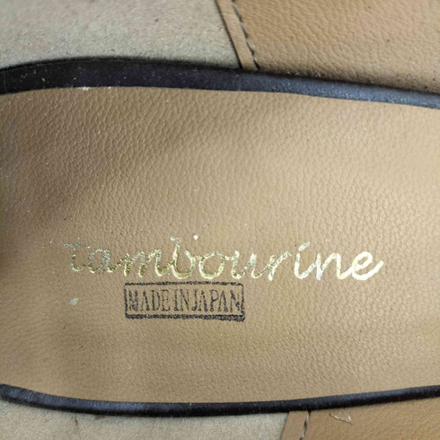 TAMBOURINE MADE IN JAPAN アンクルストラップ レザーヒールパンプス レディース 7
