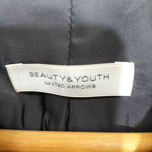 ビューティーアンドユースユナイテッドアローズ BEAUTY & YOUTH UNITED ARROWS ラム/メルトン スタンドフォールカラー コート メンズ import:S