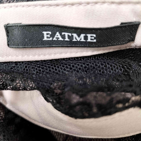 イートミー EATME 20AW レース コンビ アシンメトリー ウエストベルト ワンピース レディース JPN:M