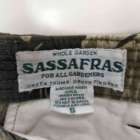 ササフラス SASSAFRAS タイガーカモボタンフライパンツ メンズ S