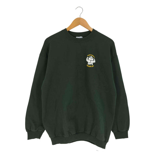 ギルダン GILDAN HEAVY COTTON 企業ロゴ クルーネック スウェット メンズ import:L