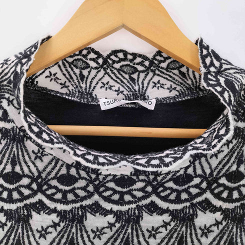 ツモリチサト TSUMORI CHISATO 総柄 刺繍 ウールニットワンピース レディース JPN:2