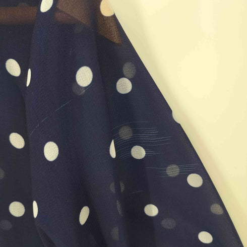 コムデギャルソンコムデギャルソン COMME des GARCONS COMME des GARCONS 丸襟 ドット ダブル シアーシャツワンピース レディース JPN:S