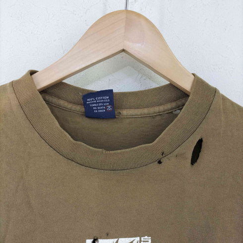 ステューシー Stussy USA製 old 紺タグ フロント袖プリント L/S TEE 穴ぼこ メンズ JPN:M