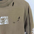 ステューシー Stussy USA製 old 紺タグ フロント袖プリント L/S TEE 穴ぼこ メンズ JPN:M