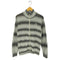 VIOLA rumore グラデーション ボーダー柄 ジップアップ ニット ドライバーズニット メンズ JPN:XL