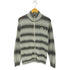 VIOLA rumore グラデーション ボーダー柄 ジップアップ ニット ドライバーズニット メンズ JPN:XL
