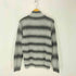 VIOLA rumore グラデーション ボーダー柄 ジップアップ ニット ドライバーズニット メンズ JPN:XL