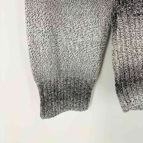 VIOLA rumore グラデーション ボーダー柄 ジップアップ ニット ドライバーズニット メンズ JPN:XL