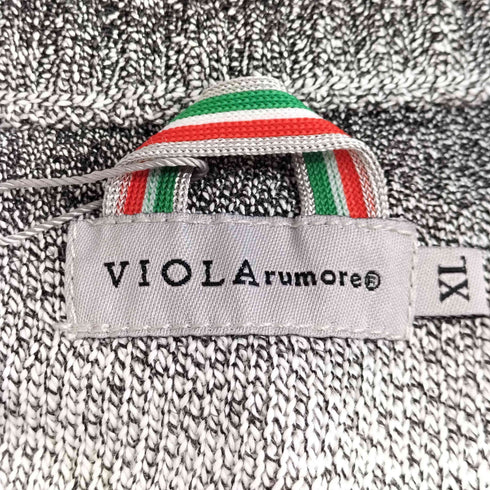 VIOLA rumore グラデーション ボーダー柄 ジップアップ ニット ドライバーズニット メンズ JPN:XL