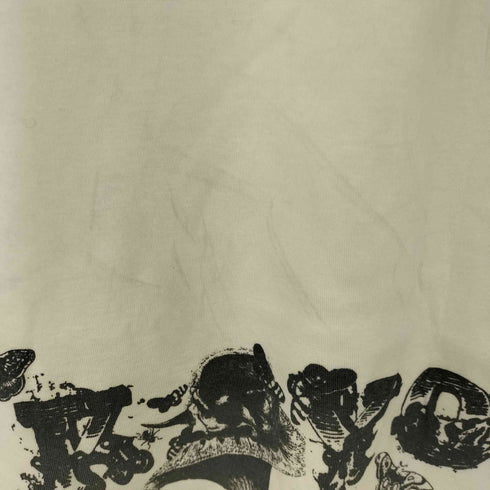 プリントデザイン Vネック 半袖Tシャツ Y2K メンズ JPN:46