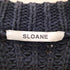 スローン SLOANE 3G畦編み コットン×アクリル クルーネック ニット レディース 2