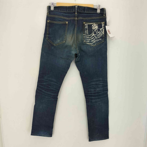 ヴィヴィアンウエストウッドマン Vivienne Westwood MAN バックオーブロゴプリント スキニーデニム メンズ 46