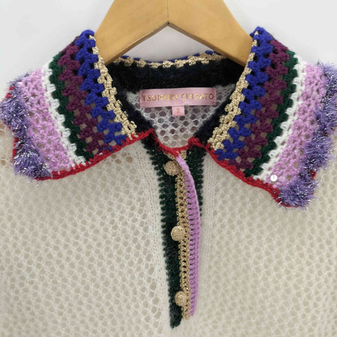 ツモリチサト TSUMORI CHISATO モヘア混 ポロニット レディース 2