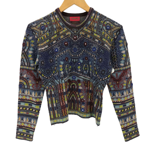 ケンゾーパリス KENZO PARIS エルカ製 ウールデザインニット レディース JPN:M