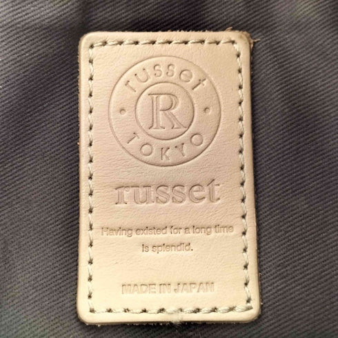 ラシット russet ミニマルミニトートバック デニムパッチワーク柄 トロンプルイユ レディース