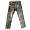 ニールバレット NEIL BARRETT 07AW シルバーペイントコーティング スリムフィット デニムパンツ メンズ 30