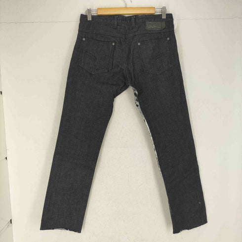 ニールバレット NEIL BARRETT 07AW シルバーペイントコーティング スリムフィット デニムパンツ メンズ 30