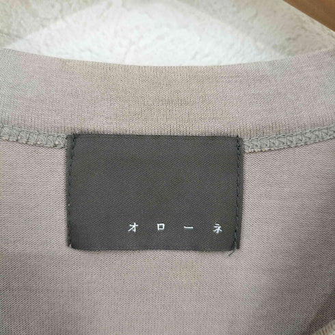 オローネ オローネ コットンクルーネックtシャツ レディース