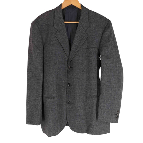 コムデギャルソンオム COMME des GARCONS HOMME 96aw or 97ss 田中オム 金文字タグ ウールギャバ 3Bテーラードジャケット メンズ JPN:S
