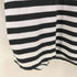 キュウジツトウタ 休日と詩 コットンクルーネックボーダーtシャツ レディース