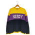ノルディー nerdy フロントロゴ マルチカラー アクリルウール クルーネックニット メンズ import:M