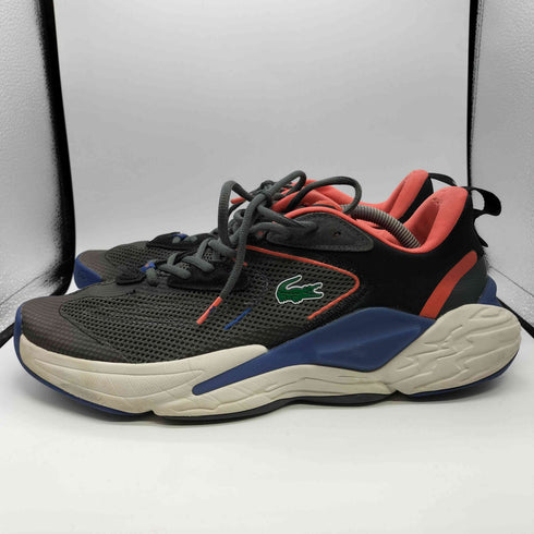 ラコステ LACOSTE ACESHOT ワンポイントロゴ メッシュスニーカー メンズ EUR45