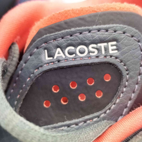 ラコステ LACOSTE ACESHOT ワンポイントロゴ メッシュスニーカー メンズ EUR45