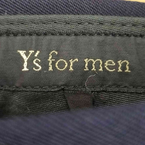 ワイズフォーメン Ys for men 96ss 100番台 111 ウールギャバ 2タック センタープレスワイドスラックス メンズ JPN:M