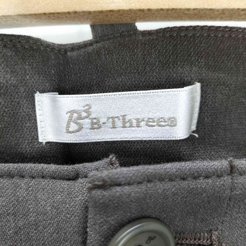 ビースリー B-three はく化粧品 ストレッチ フレアパンツ レディース 32