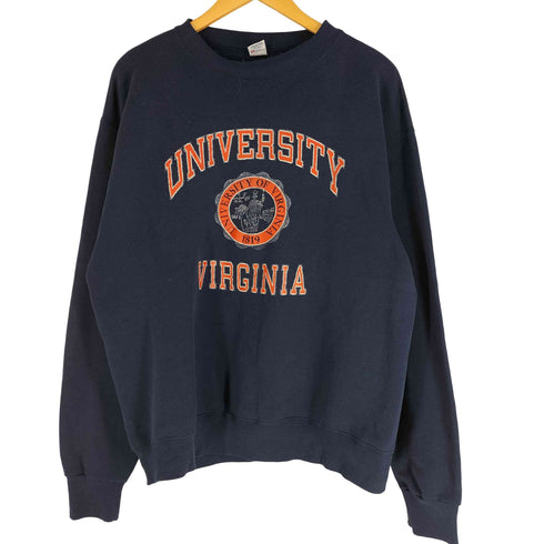 ソフィー SOFFE 90S USA製 UNIVERSITY VIRGINIA カレッジプリント スウェット メンズ XL