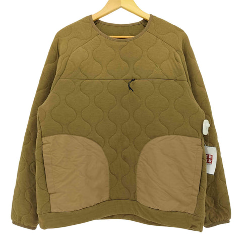 ショッフェル schoffel ひょうたんキルティング プルオーバー 素材切替 フリース メンズ JPN:L